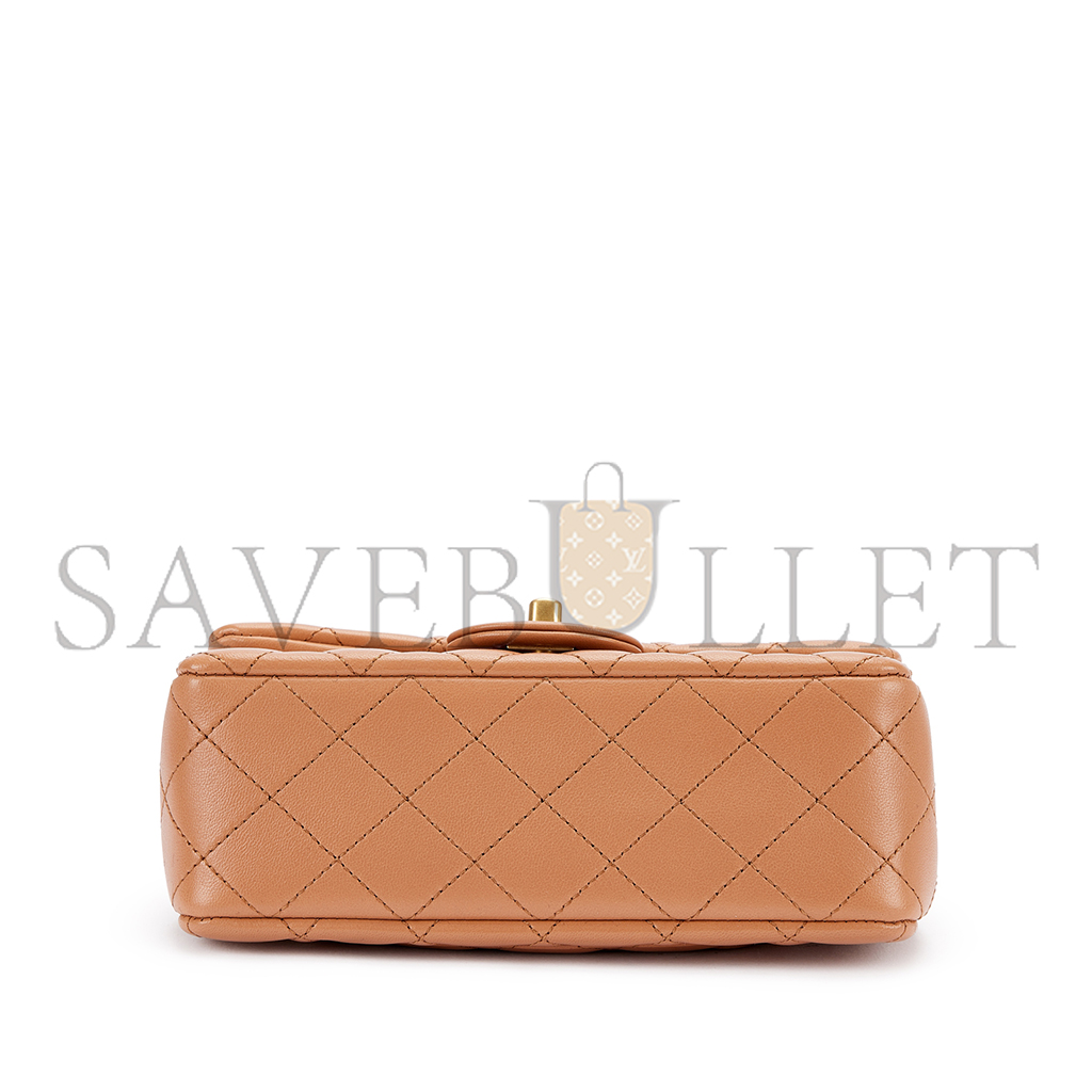 ch*el master G01den ball chain flap bag large mini (20*13*7cm)